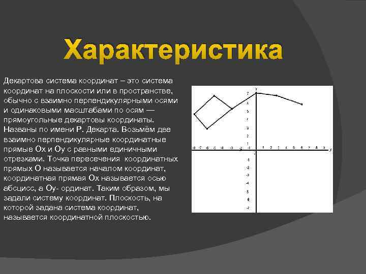 Декартовы координаты на плоскости 8 класс геометрия. Система координат Декарта. Декартова система. Декартова система координат на плоскости. Прямоугольная система координат Декарта.