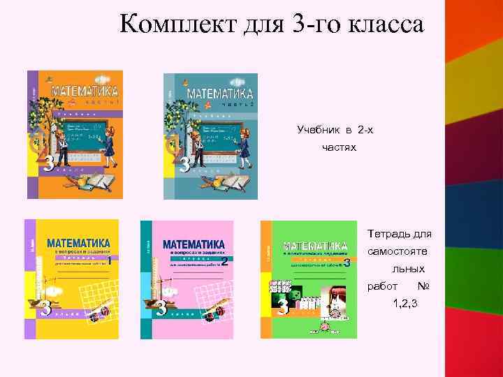 Комплект для 3 -го класса Учебник в 2 -х частях Тетрадь для самостояте льных