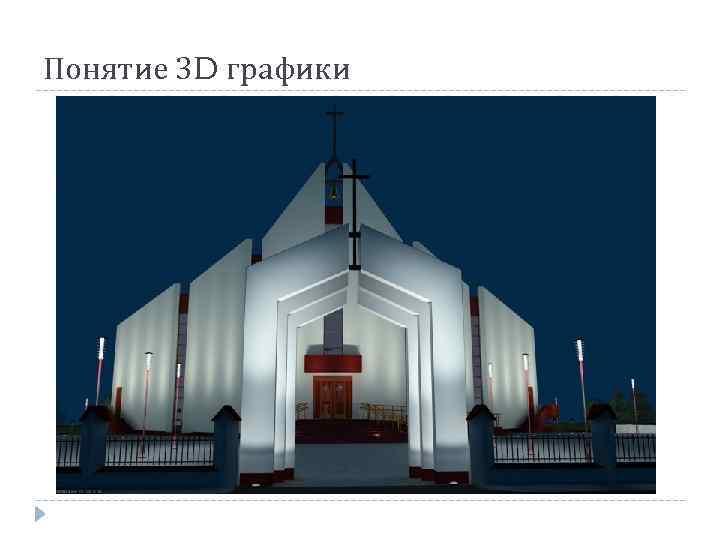 Понятие 3 D графики 