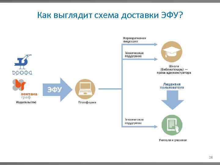 Как выглядит схема доставки ЭФУ? 28 