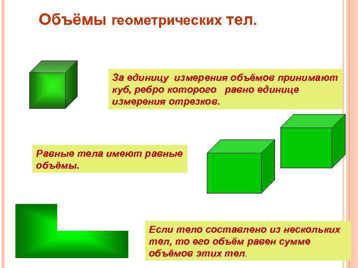 В объеме каком равном