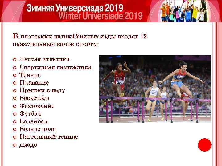 Какие виды входили в программу. Летняя Универсиада виды спорта. Виды спорта входящие в программу летних универсиад. Обязательные виды спорта Всемирных универсиад. История студенческого спорта (Универсиады)..