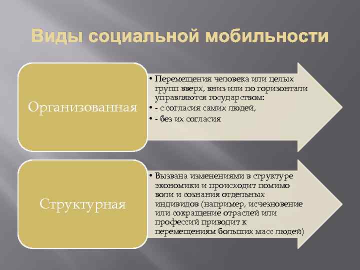 Связь соц стратификации и соц мобильности план