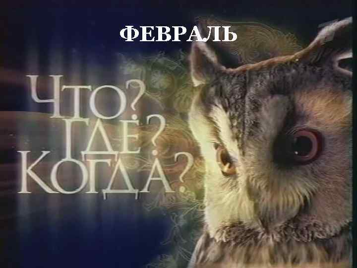 ФЕВРАЛЬ 