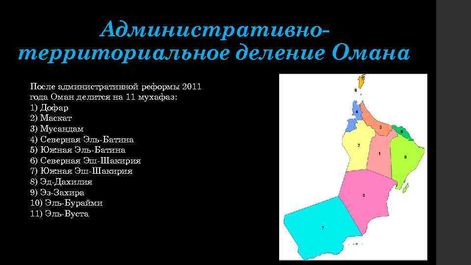 Административно территориальное устройство какие. Административное деление Омана. Оман административно территориальное устройство. Реформа административно-территориального деления. Формы административного деления.