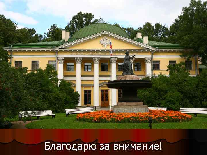 Благодарю за внимание! 