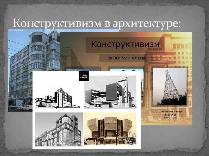 Конструктивизм в архитектуре: 