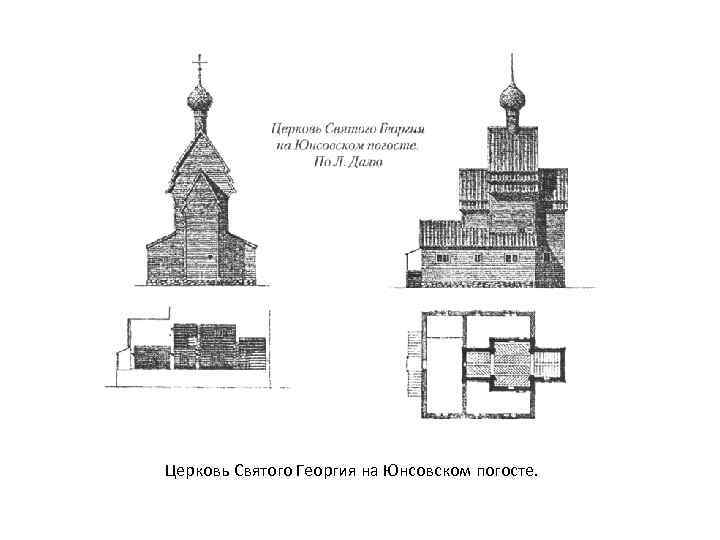 Церковь Святого Георгия на Юнсовском погосте. 