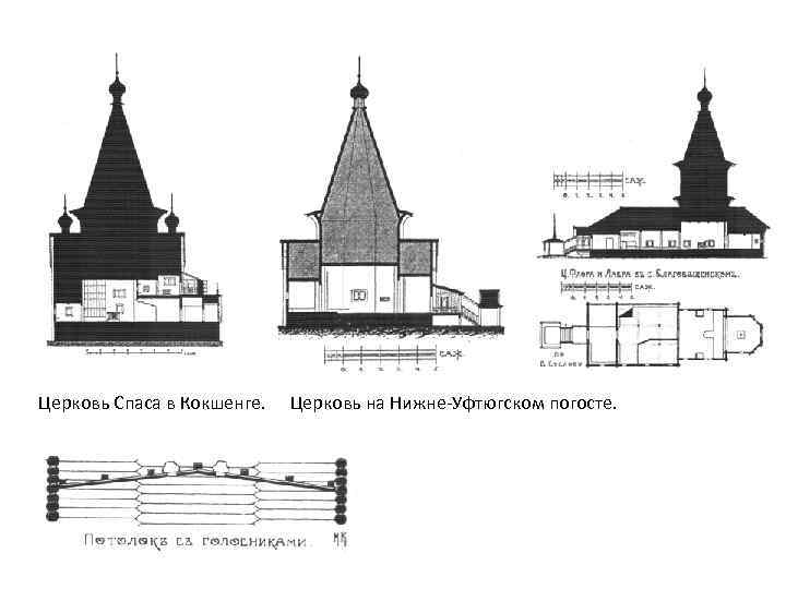 Церковь Спаса в Кокшенге. Церковь на Нижне-Уфтюгском погосте. 