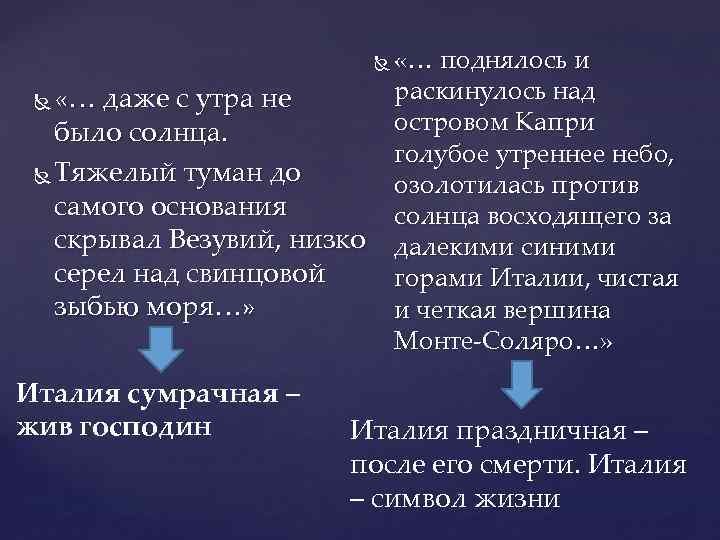  «… даже с утра не было солнца. Тяжелый туман до самого основания скрывал