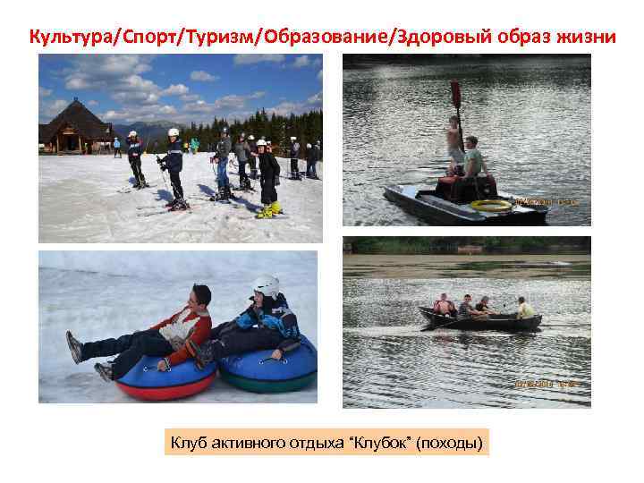 Культура/Спорт/Туризм/Образование/Здоровый образ жизни Клуб активного отдыха “Клубок” (походы) 