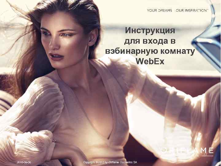 Инструкция для входа в вэбинарную комнату Web. Ex 2016 -09 -06 Copyright © 2013