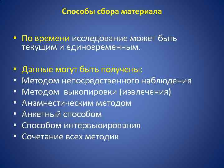 Метод собирания