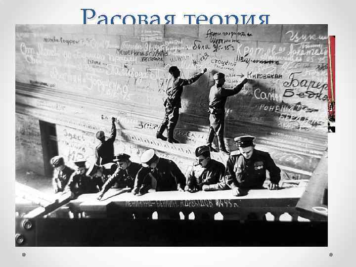 Расовая теория • В рамках этой концепции в истории была очень печальная практика… Эту