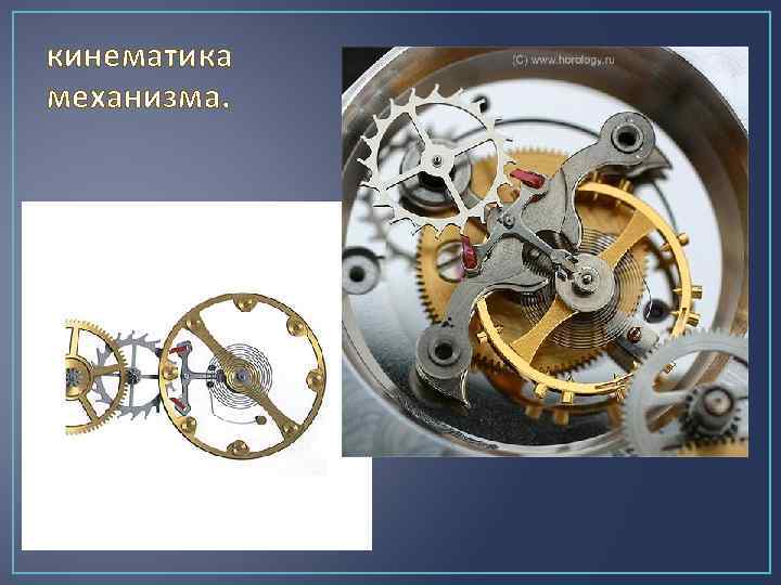 кинематика механизма. 