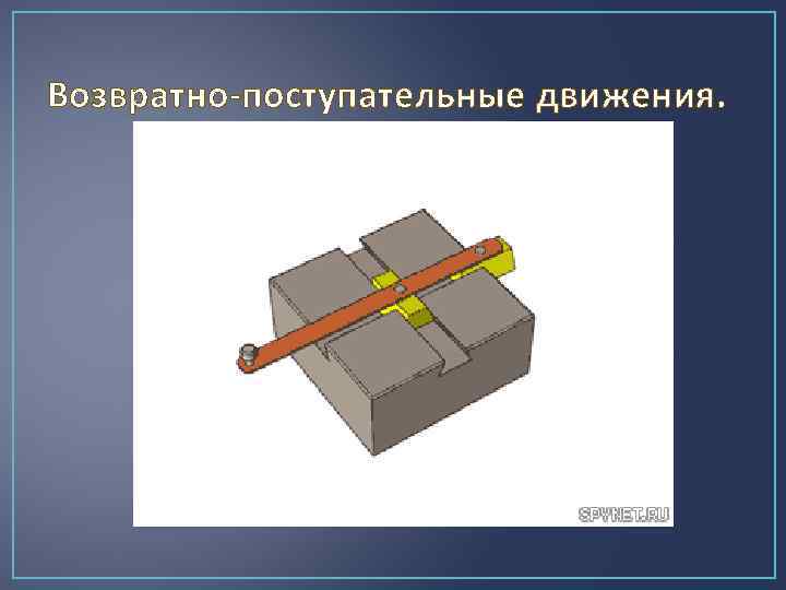 Возвратно-поступательные движения. 