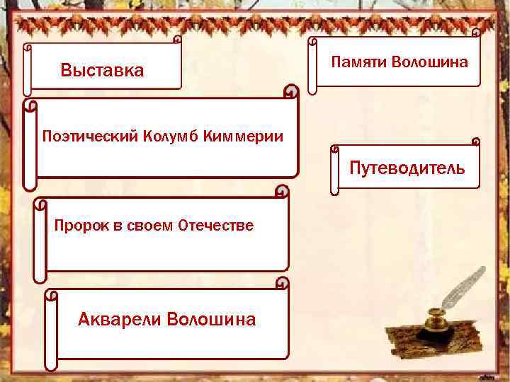 Выставка Памяти Волошина Поэтический Колумб Киммерии Путеводитель Пророк в своем Отечестве Акварели Волошина 