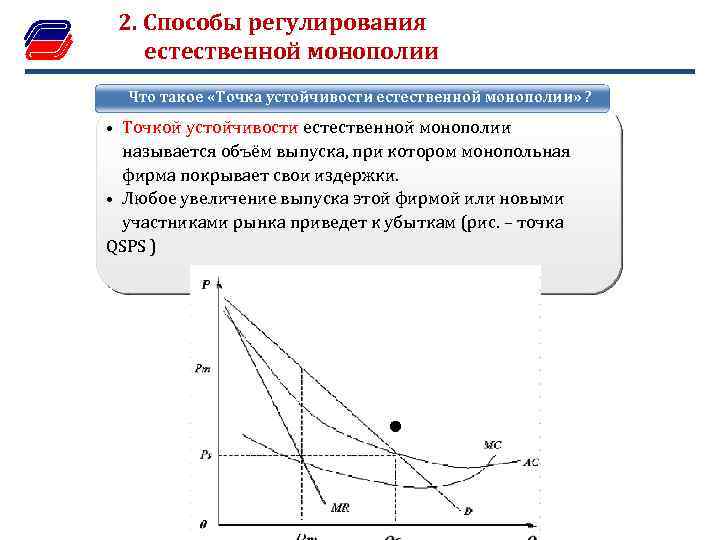 Рынки естественной монополии