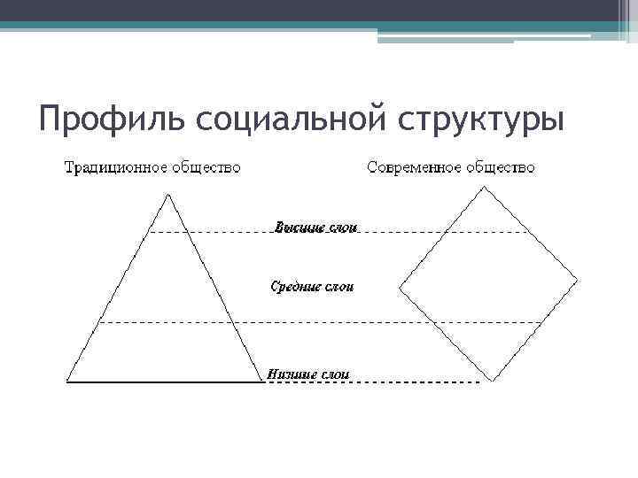 Профиль социальной структуры 