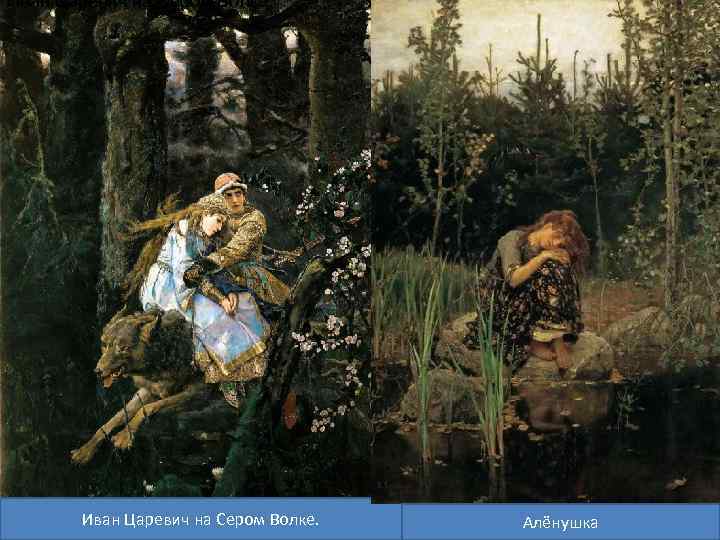 Иван Царевич на Сером Волке. Алёнушка 