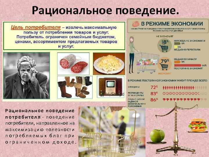 План рациональное поведение потребителя план