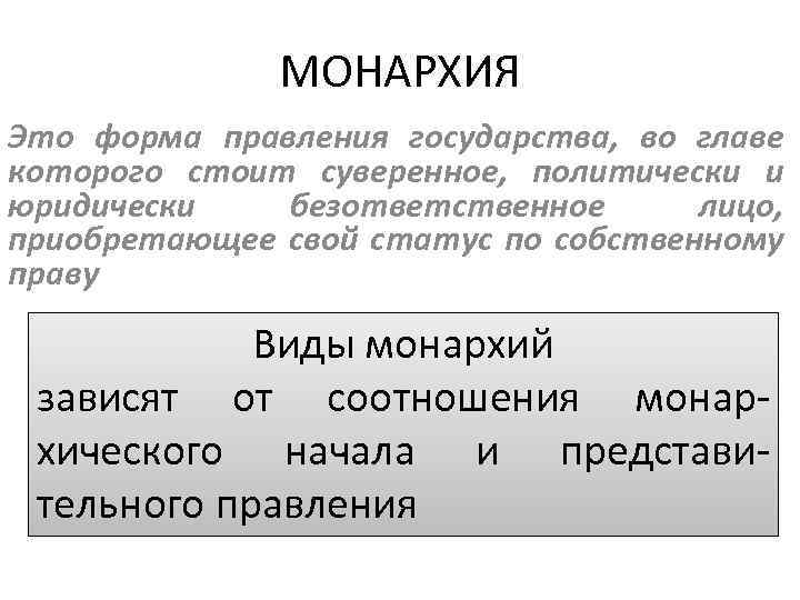 План форма правления государства