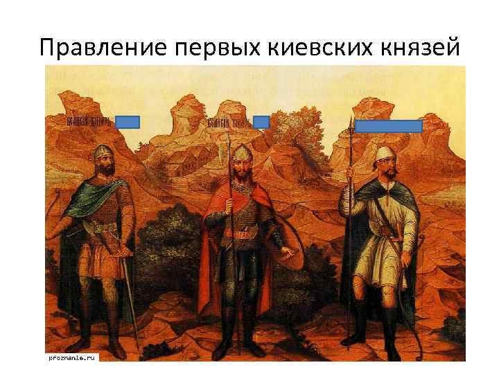 Правление первых киевских князей 