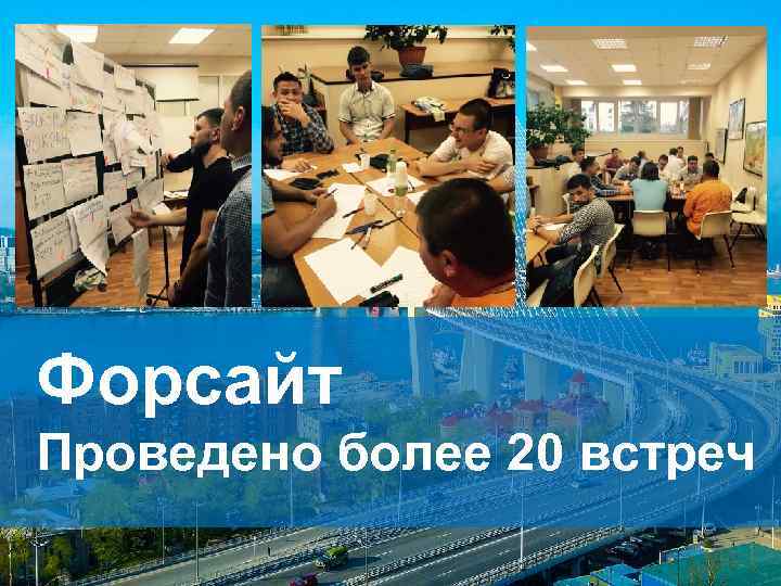 Форсайт Проведено более 20 встреч 