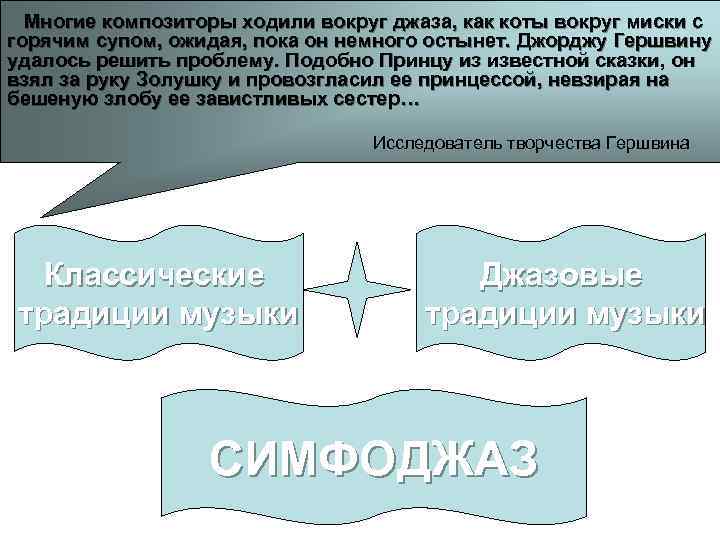Многие композиторы ходили вокруг джаза, как коты вокруг миски с горячим супом, ожидая, пока