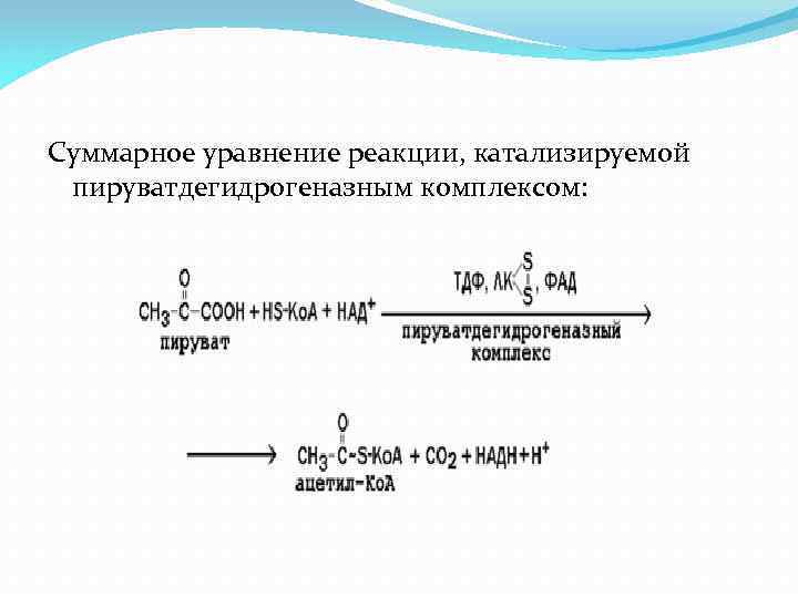 Суммарное уравнение