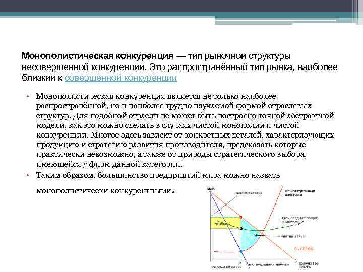 Типы рыночных структур несовершенной конкуренции