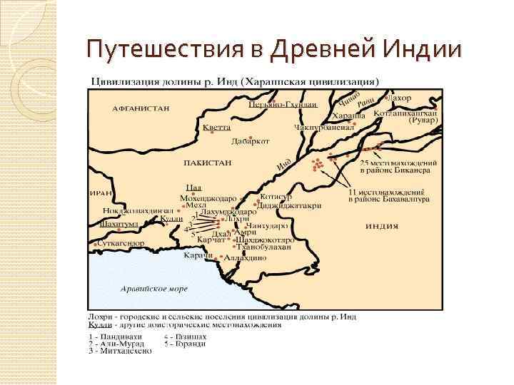 Путешествия в Древней Индии 