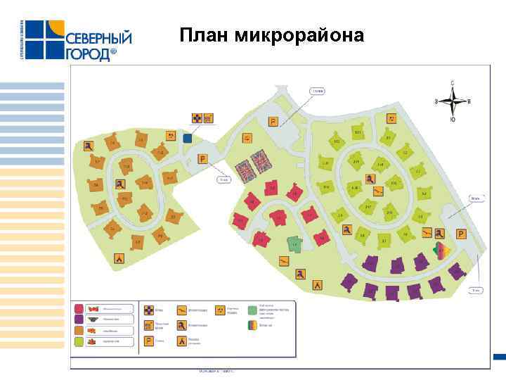 Схема микрорайона рисунок