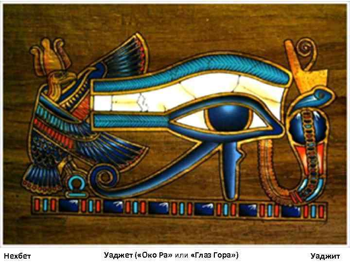 Нехбет Уаджет ( «Око Ра» или «Глаз Гора» ) Уаджит 