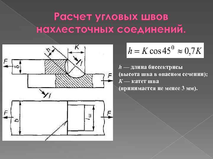 Катет сварного соединения