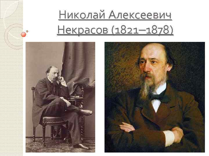Николай Алексеевич Некрасов (1821‒ 1878) 