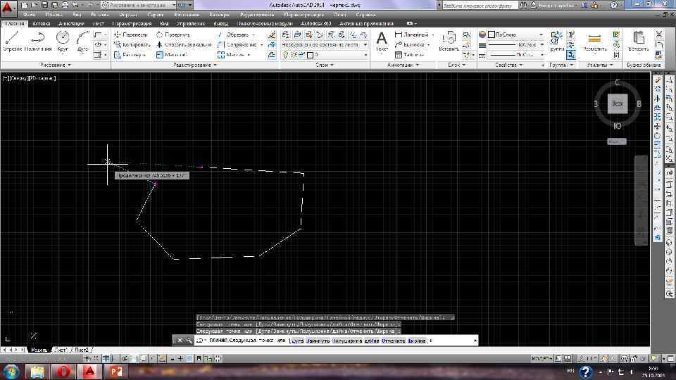 Полилиния в автокаде. Сплайн в полилинию Автокад. Создание сложных полилиний. Область инструментов в автокаде.