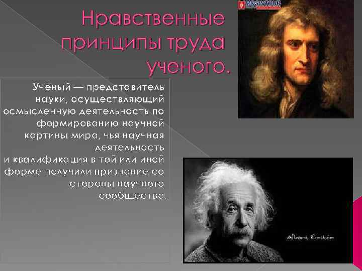 Представитель науки осуществляющий осмысленную деятельность по формированию научной картины мира