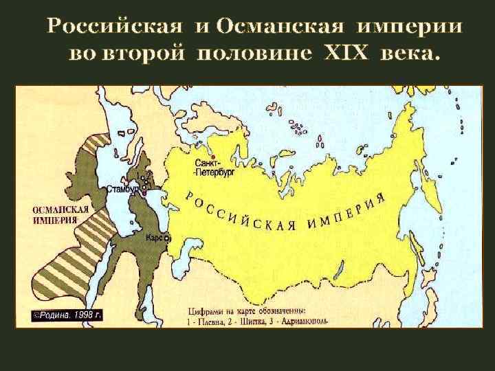 Российская и Османская империи во второй половине XIX века. 