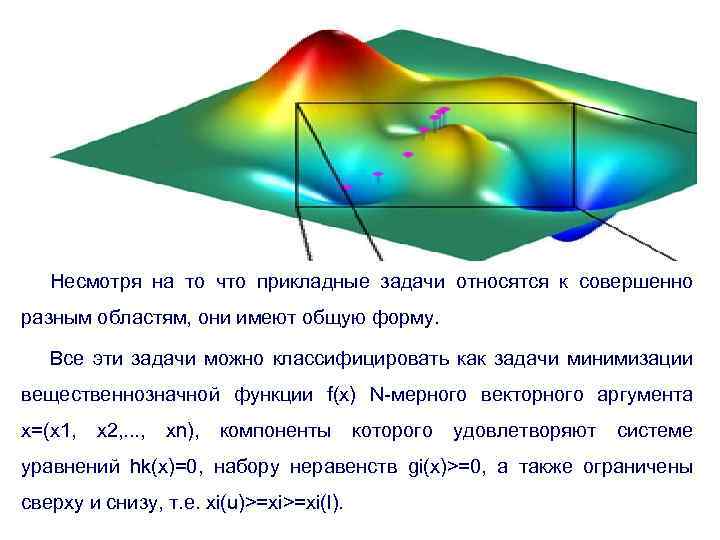 Несмотря на то что прикладные задачи относятся к совершенно разным областям, они имеют общую