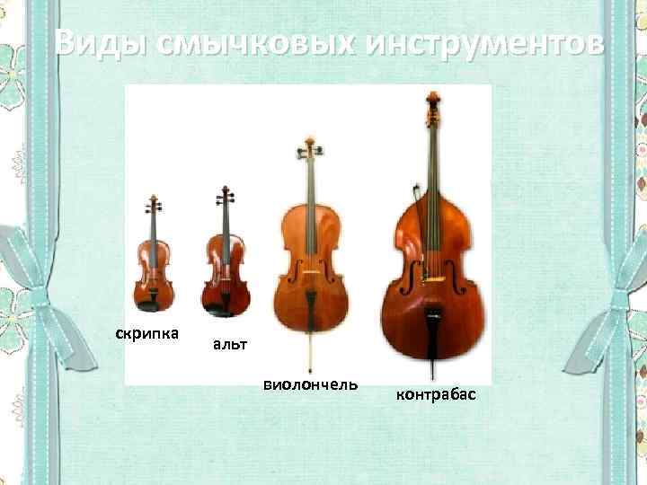 Нарисовать струнно смычковые инструменты