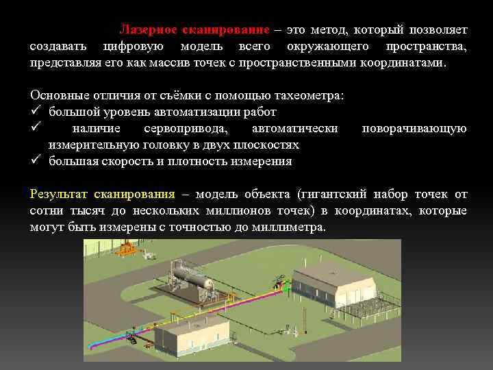 Лазерное сканирование – это метод, который позволяет создавать цифровую модель всего окружающего пространства, представляя