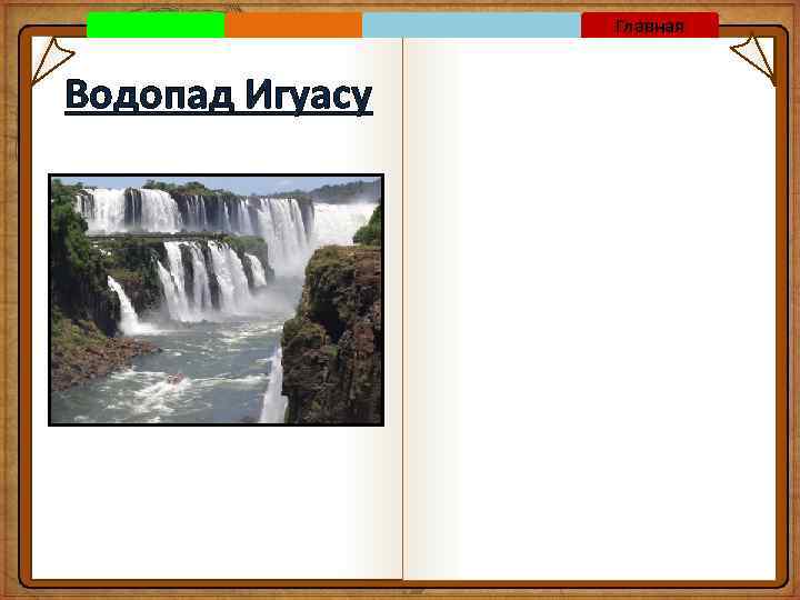 Главная Водопад Игуасу 