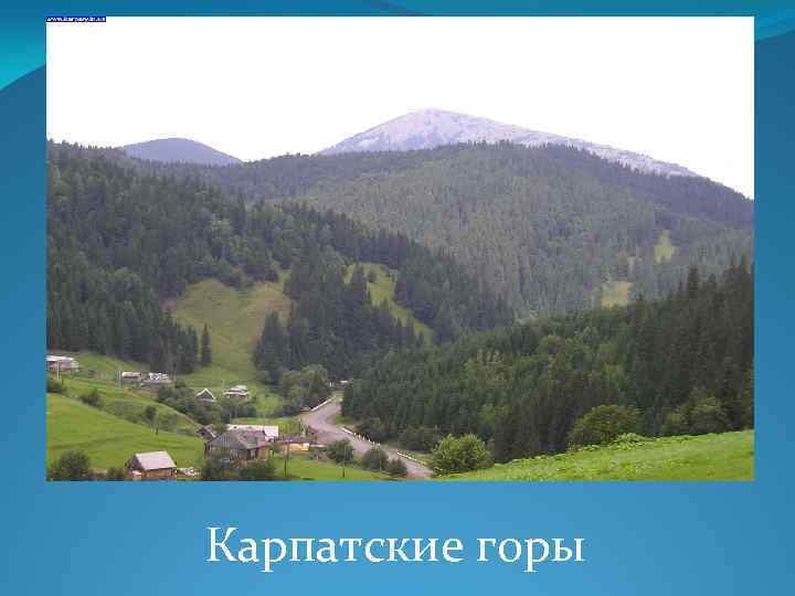 Карпатские горы 