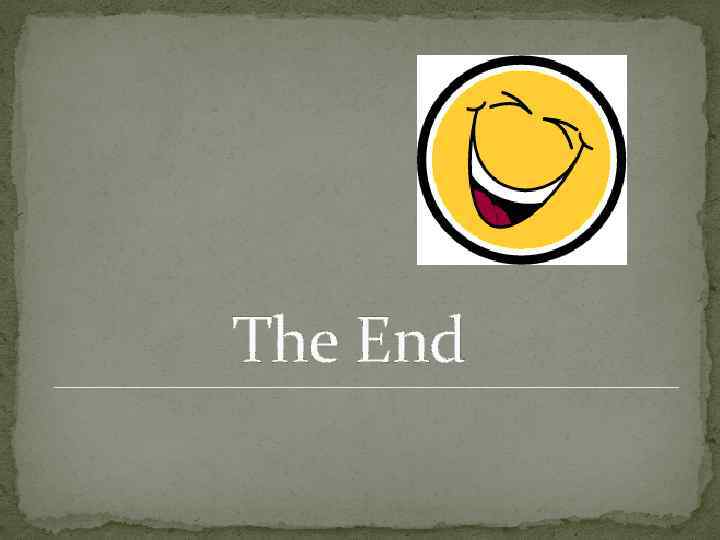  The End 