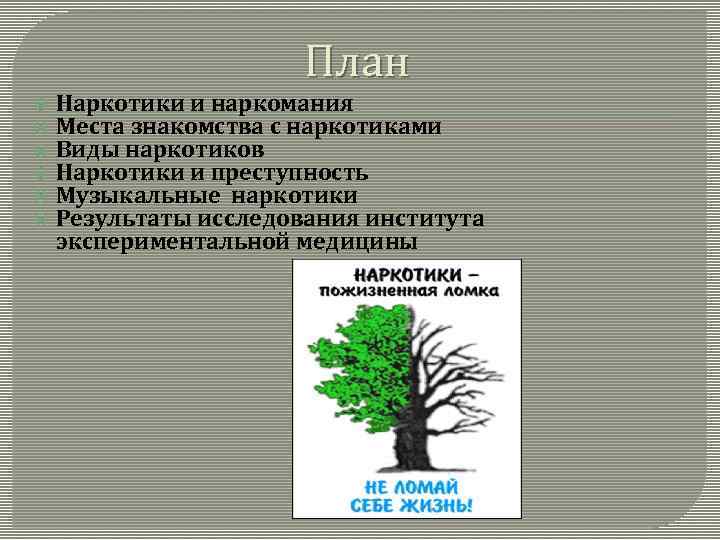 Реанимация антинаркотический проект