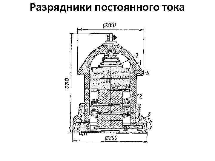 Разрядники постоянного тока 