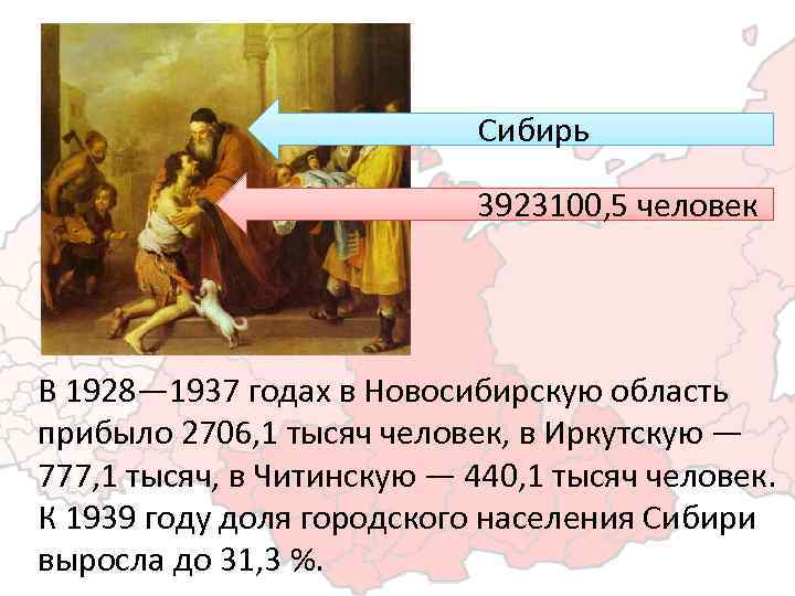  Сибирь 3923100, 5 человек В 1928— 1937 годах в Новосибирскую область прибыло 2706,