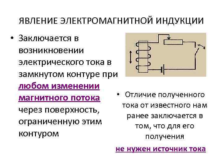 Для наблюдения явления электромагнитной индукции собирается электрическая схема включающая в себя