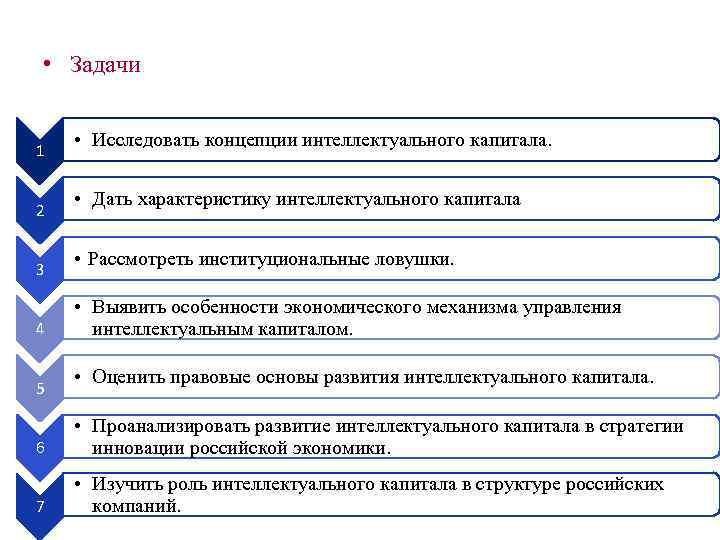 Цель капитала. Задачи управления интеллектуальным капиталом. Модели управления интеллектуальным капиталом. Методы управления интеллектуальным капиталом. Особенности интеллектуального капитала.